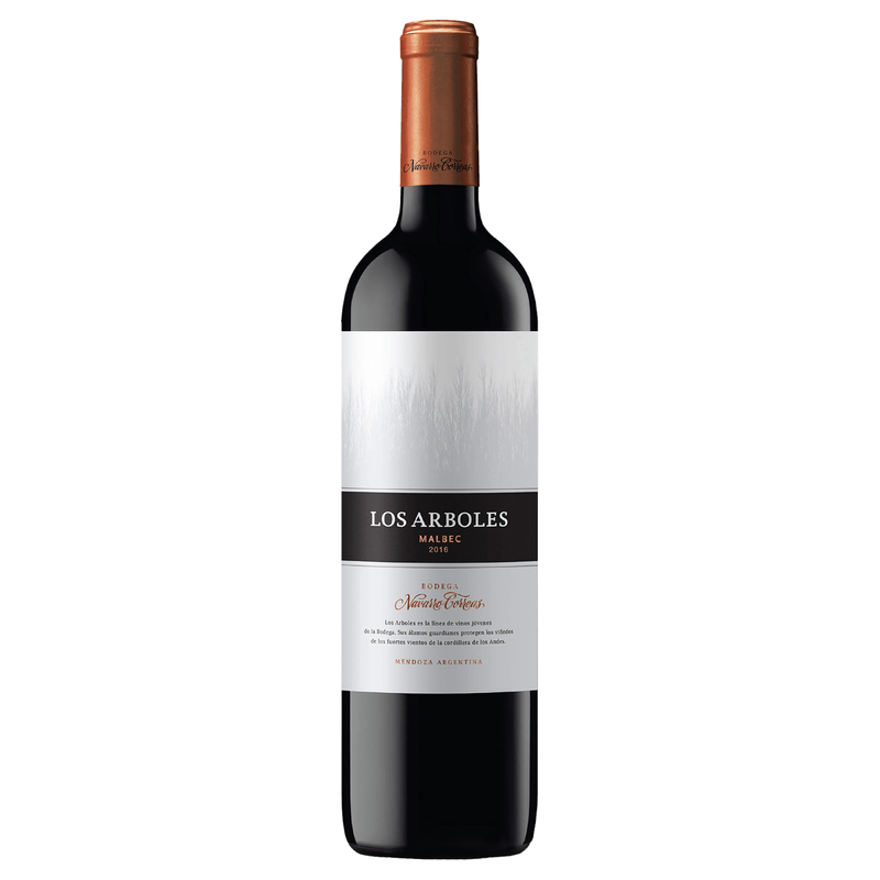 Los árboles (malbec, cabernet, chardonnay)