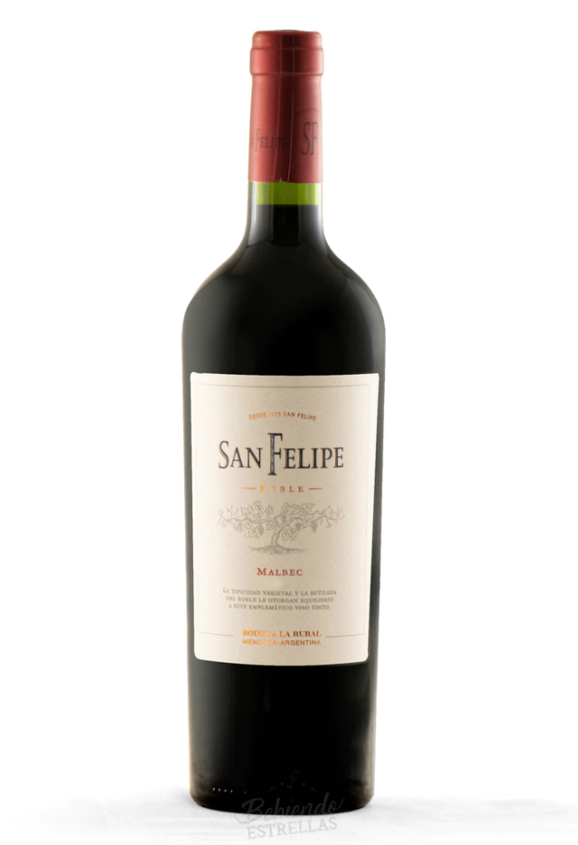 San Felipe Roble (malbec, cabernet y chardonnnay)